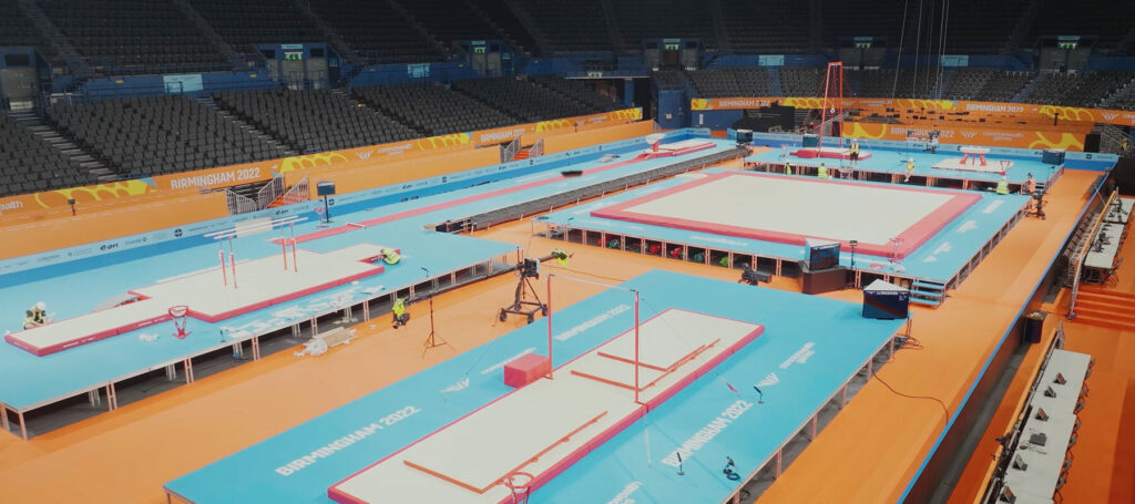 Event overlay and temporary infrastructure by GL events UK - Arena Birmingham
