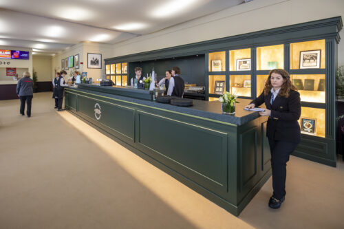 Centenary restaurant at Cheltenham supplied by G L events UK