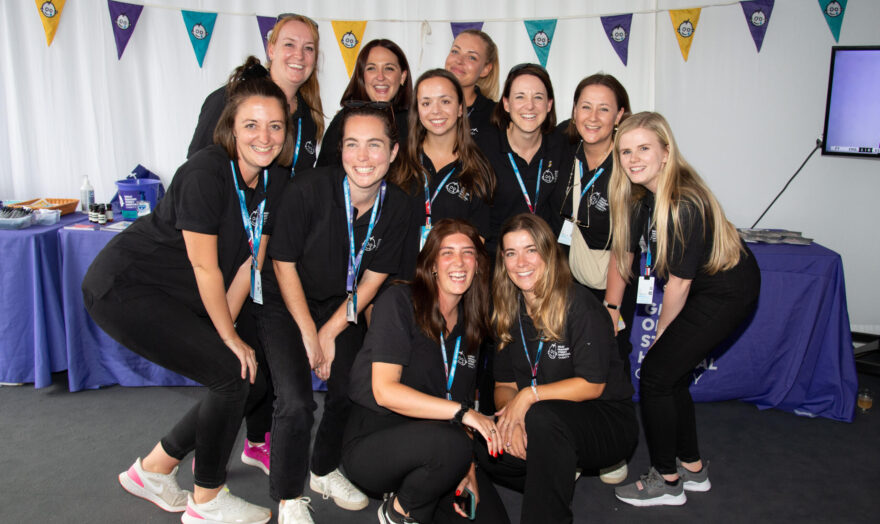 Volunteers from Great Ormond Street Hospital team at British Grand Prix, Silverstone, 2023