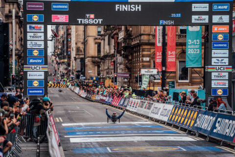 UCI para cycling, Glasgow, finish line, supplied by GL 极速赛车168官方开奖记录号码 events UK